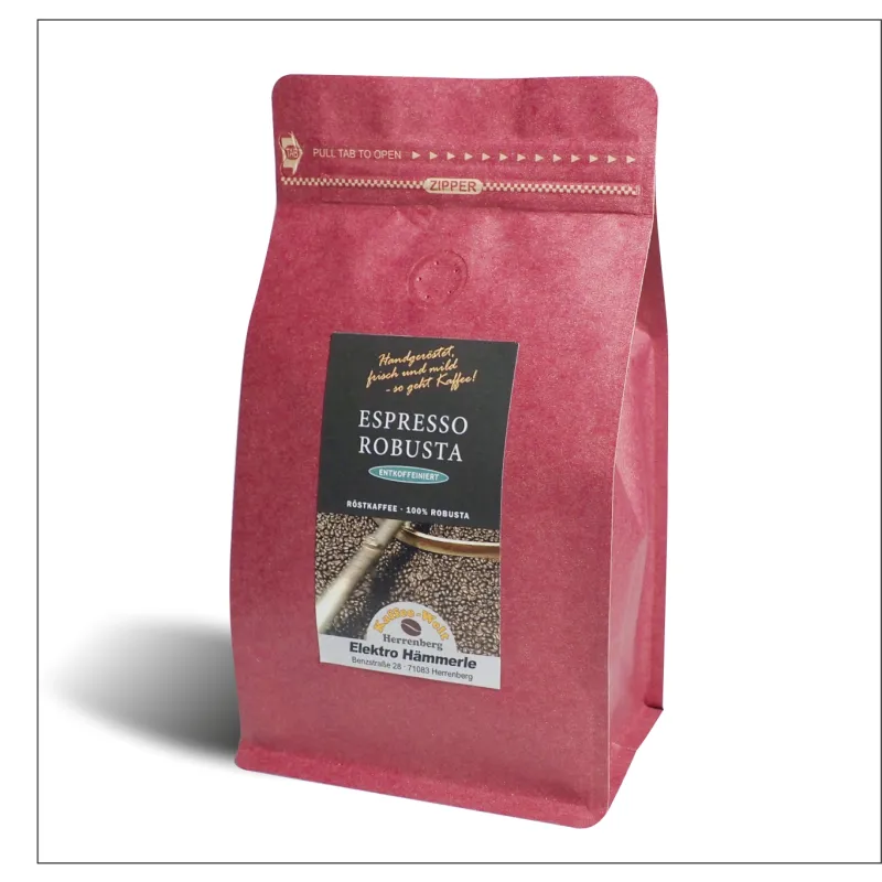 Espresso Robusta entkoffeiniert