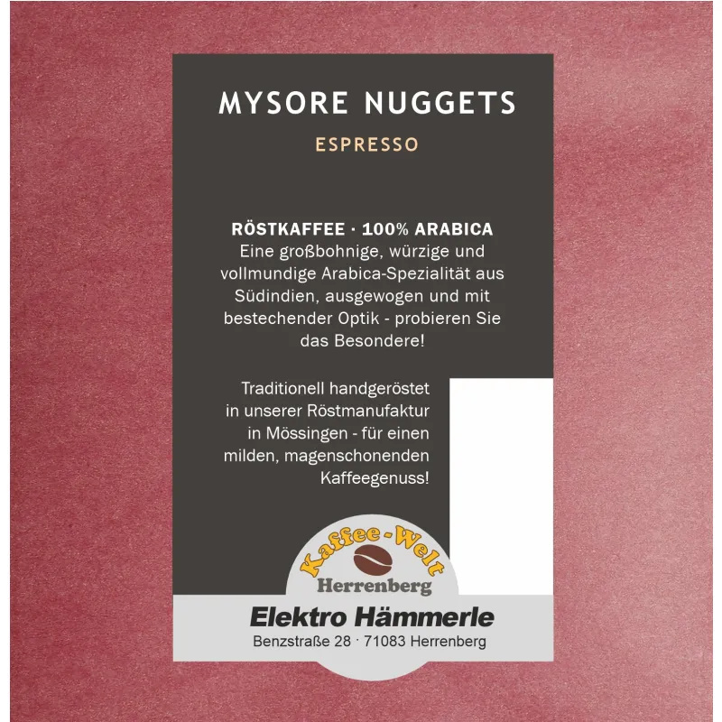 Espresso Indien Mysore Nuggets