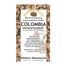Colombia Arabica entkoffeiniert