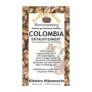 Colombia Arabica entkoffeiniert