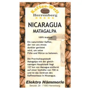 Nicaragua Hochland Matagalpa